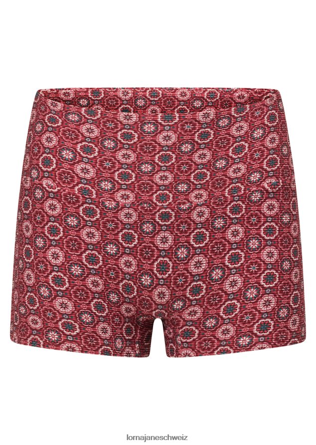 Bekleidung 202X406 Frauen marokkanischer Fliesendruck Lorna Jane Badeshorts aus recyceltem Material auf der marokkanischen Insel
