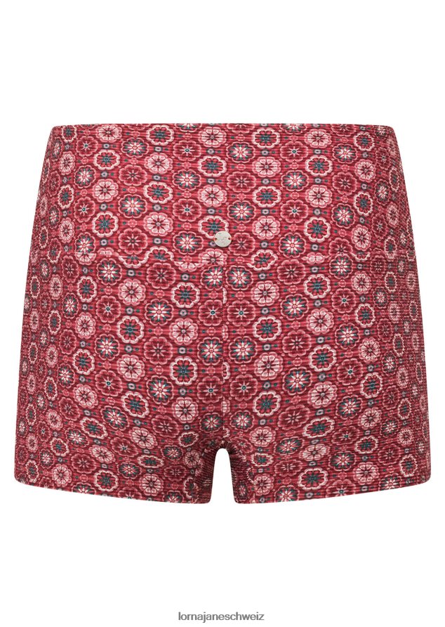 Bekleidung 202X406 Frauen marokkanischer Fliesendruck Lorna Jane Badeshorts aus recyceltem Material auf der marokkanischen Insel