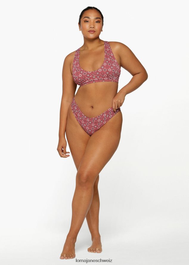 Bekleidung 202X415 Frauen marokkanischer Fliesendruck Lorna Jane Bade-BH aus recyceltem Material der marokkanischen Insel