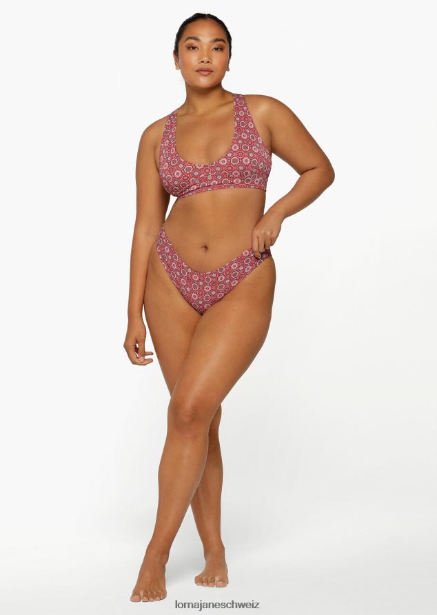 Bekleidung 202X416 Frauen marokkanischer Fliesendruck Lorna Jane Badeshorts aus recyceltem Material der marokkanischen Insel