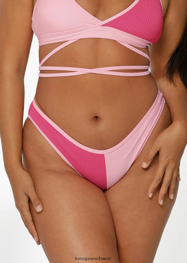 Bekleidung 202X426 Frauen heißes Fuchsia Lorna Jane Cali-Kontrast-Badehose
