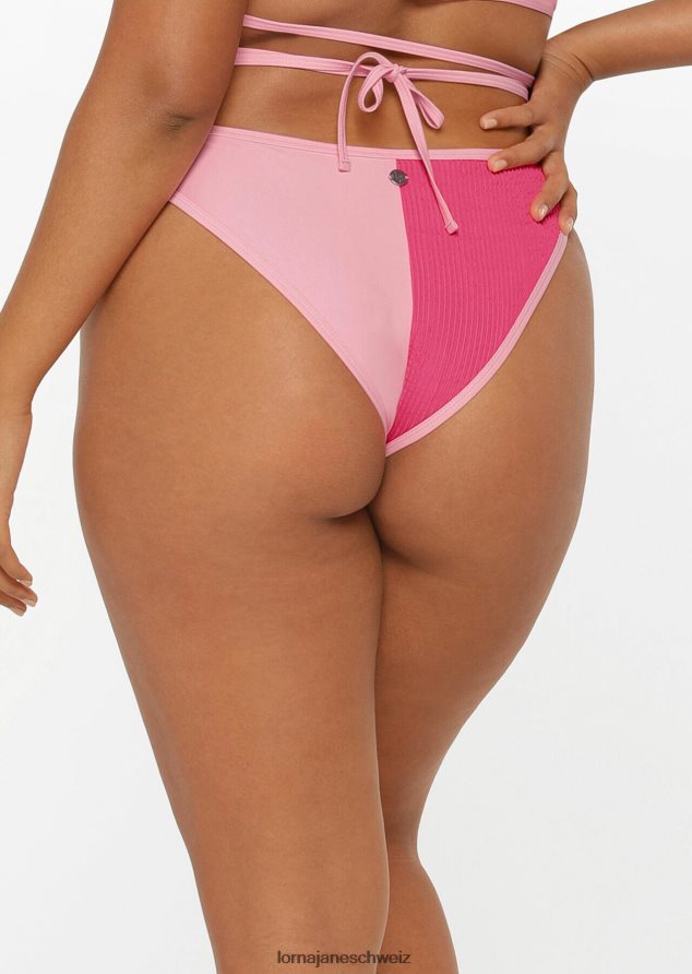 Bekleidung 202X426 Frauen heißes Fuchsia Lorna Jane Cali-Kontrast-Badehose