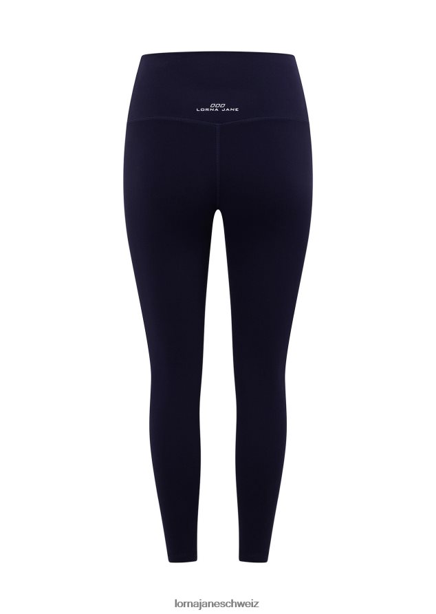 Bekleidung 202X124 Frauen Französische Marine Lorna Jane Lotus-Knöchelbeißer-Leggings ohne Scheuern