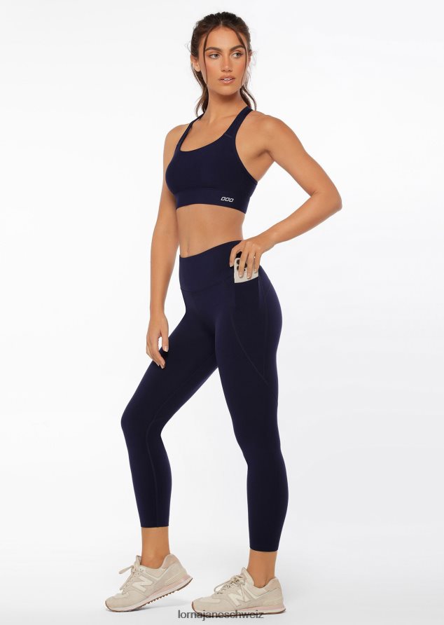 Bekleidung 202X142 Frauen Französische Marine Lorna Jane Amy Phone Pocket Tech Ankle Biter Leggings