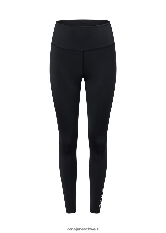 Bekleidung 202X213 Frauen Schwarz Lorna Jane Lotus No Chafe Cool Touch Ankle Biter Leggings