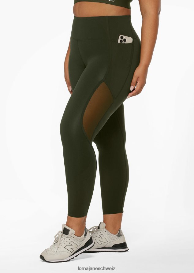 Bekleidung 202X26 Frauen Luxusgrün Lorna Jane Bewegungs-Knöchelbeißer-Leggings