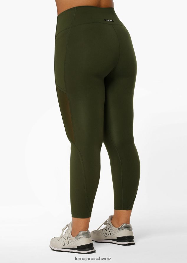Bekleidung 202X26 Frauen Luxusgrün Lorna Jane Bewegungs-Knöchelbeißer-Leggings