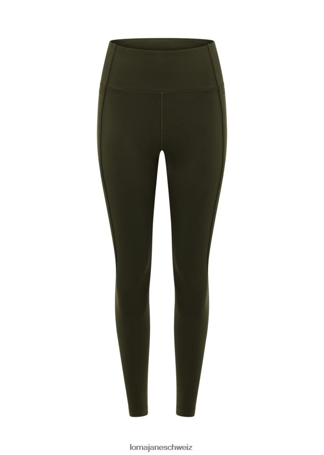 Bekleidung 202X26 Frauen Luxusgrün Lorna Jane Bewegungs-Knöchelbeißer-Leggings