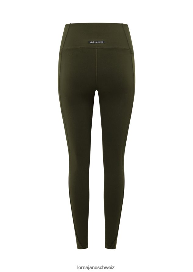 Bekleidung 202X26 Frauen Luxusgrün Lorna Jane Bewegungs-Knöchelbeißer-Leggings