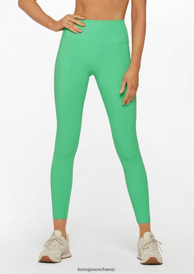 Bekleidung 202X340 Frauen Apfelsorbet Lorna Jane Geraffte Leggings in voller Länge
