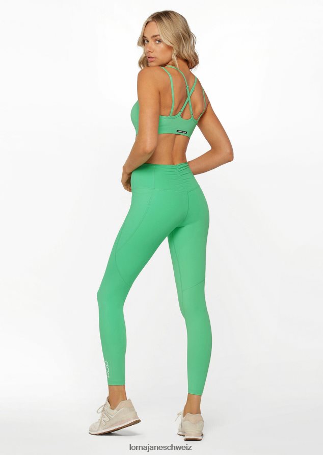 Bekleidung 202X340 Frauen Apfelsorbet Lorna Jane Geraffte Leggings in voller Länge