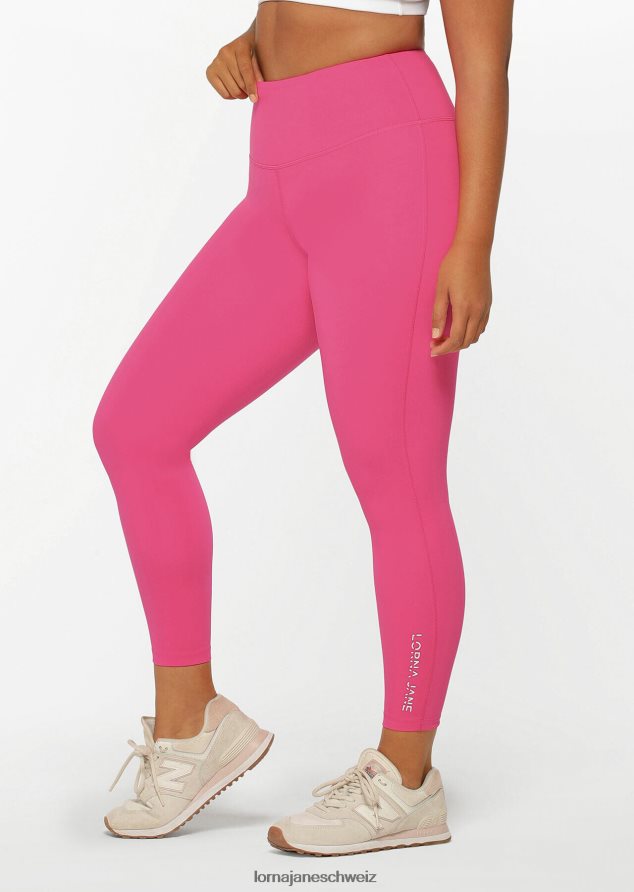 Bekleidung 202X369 Frauen Babyrosa Lorna Jane Lotus-Knöchelbeißer-Leggings ohne Scheuern