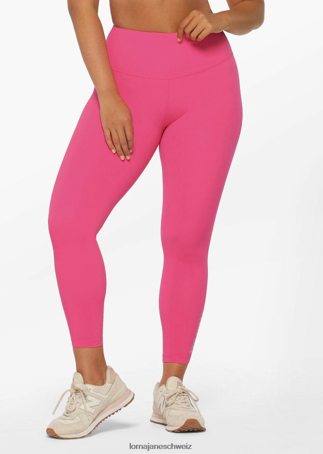 Bekleidung 202X369 Frauen Babyrosa Lorna Jane Lotus-Knöchelbeißer-Leggings ohne Scheuern