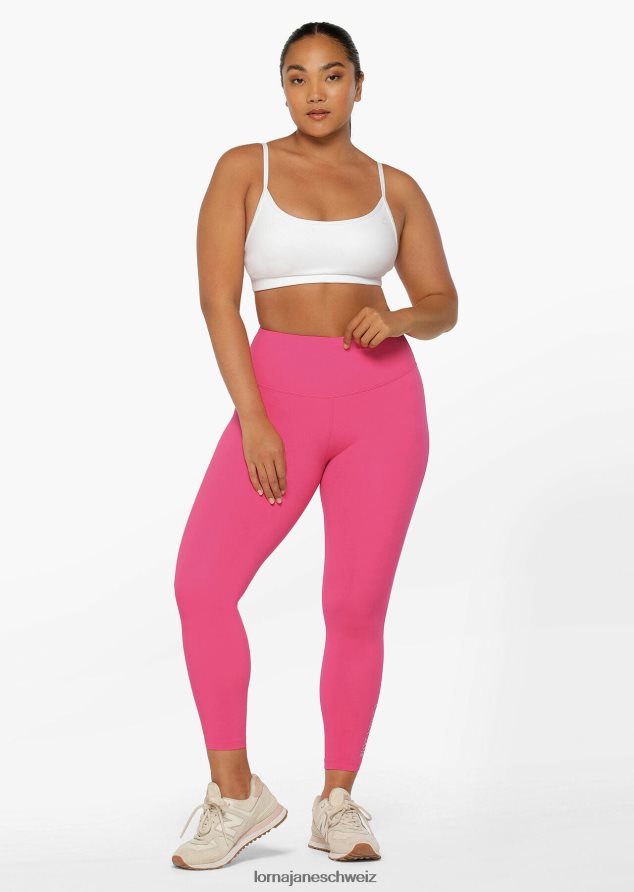 Bekleidung 202X369 Frauen Babyrosa Lorna Jane Lotus-Knöchelbeißer-Leggings ohne Scheuern