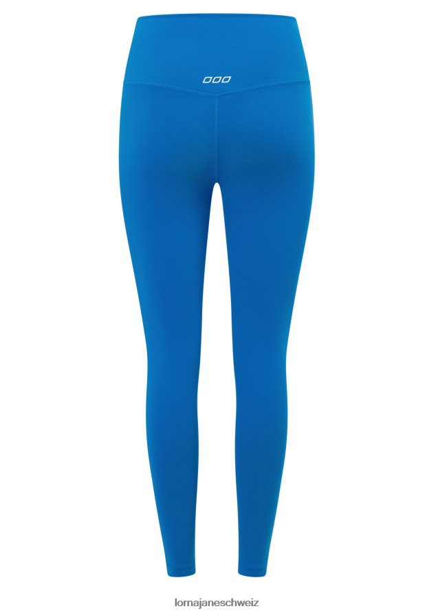 Bekleidung 202X375 Frauen Kornblume Lorna Jane Hochgefaltete Lotus-Leggings ohne Scheuern im Knöchelbereich