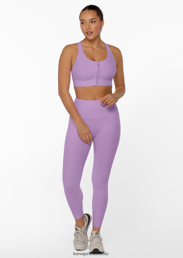 Bekleidung 202X393 Frauen lila Summen Lorna Jane ultimative Excel-Knöchelbeißer-Leggings