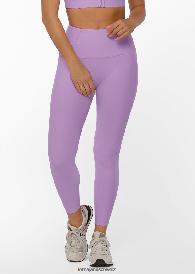 Bekleidung 202X393 Frauen lila Summen Lorna Jane ultimative Excel-Knöchelbeißer-Leggings