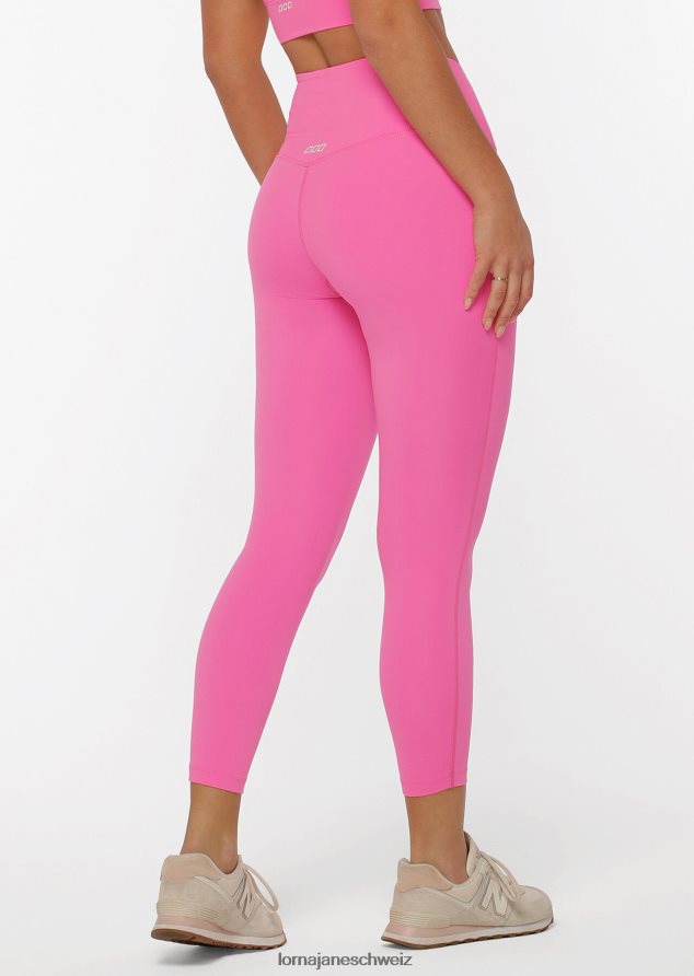 Bekleidung 202X402 Frauen Milchshake Lorna Jane Lotus-Knöchelbeißer-Leggings ohne Scheuern