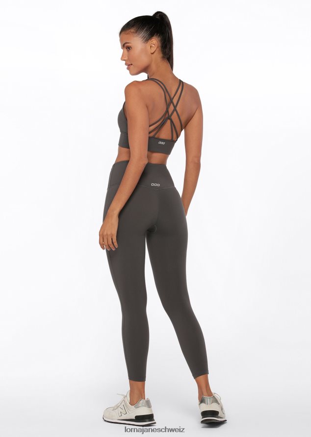 Bekleidung 202X429 Frauen Titan Lorna Jane Lotus-Knöchelbeißer-Leggings ohne Scheuern