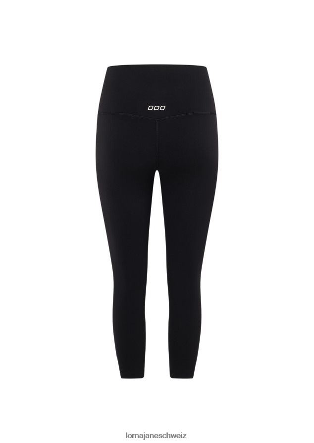 Bekleidung 202X442 Frauen Schwarz Lorna Jane Hochgefaltete Lotus 7/8-Leggings