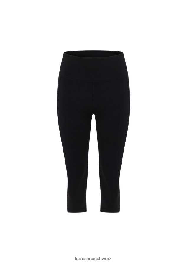 Bekleidung 202X455 Frauen Schwarz Lorna Jane Amy Phone Pocket 3/4 Tech-Leggings