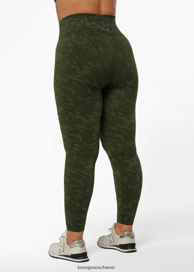 Bekleidung 202X45 Frauen Gelände-Jacquard Lorna Jane Take a Hike nahtlose Leggings in voller Länge