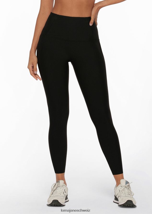 Bekleidung 202X467 Frauen Schwarz Lorna Jane ultimative Excel-Knöchelbeißer-Leggings