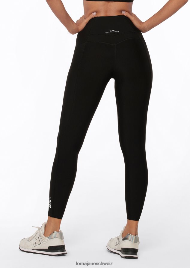Bekleidung 202X467 Frauen Schwarz Lorna Jane ultimative Excel-Knöchelbeißer-Leggings