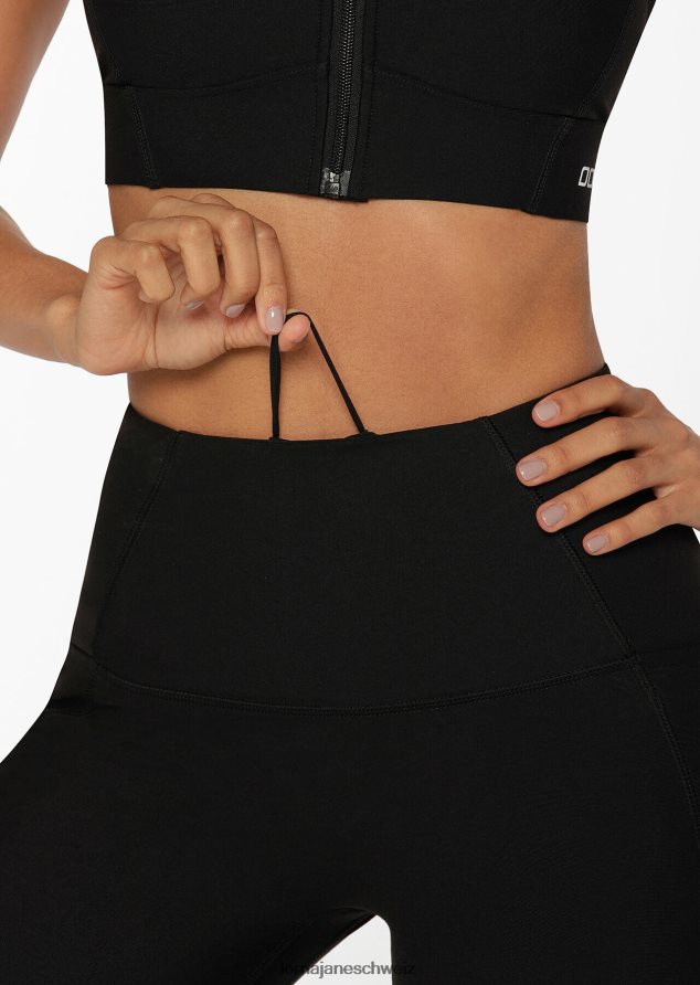 Bekleidung 202X467 Frauen Schwarz Lorna Jane ultimative Excel-Knöchelbeißer-Leggings