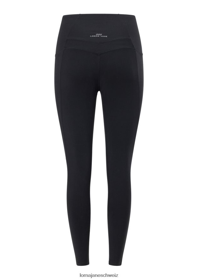 Bekleidung 202X467 Frauen Schwarz Lorna Jane ultimative Excel-Knöchelbeißer-Leggings
