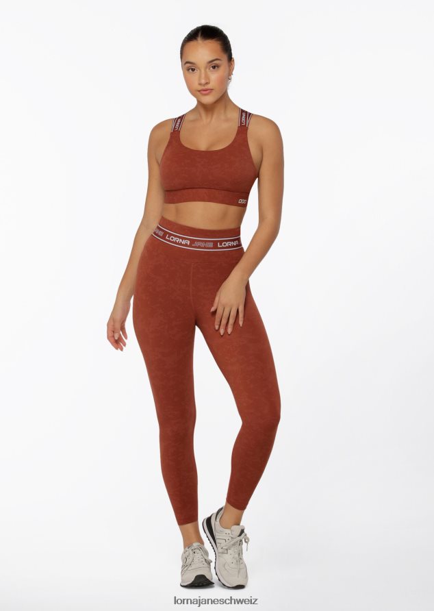 Bekleidung 202X476 Frauen gewaschenes Gewürz Lorna Jane Tempo-Knöchelbeißer-Leggings
