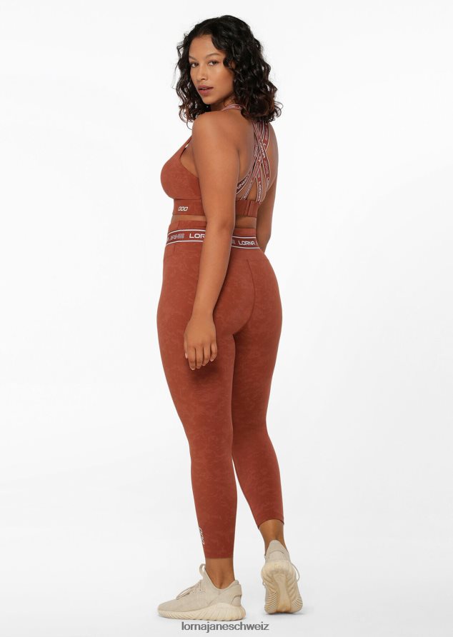 Bekleidung 202X476 Frauen gewaschenes Gewürz Lorna Jane Tempo-Knöchelbeißer-Leggings