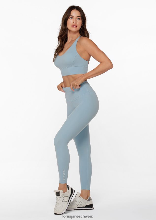 Bekleidung 202X485 Frauen Reise blau Lorna Jane Lotus-Knöchelbeißer-Leggings