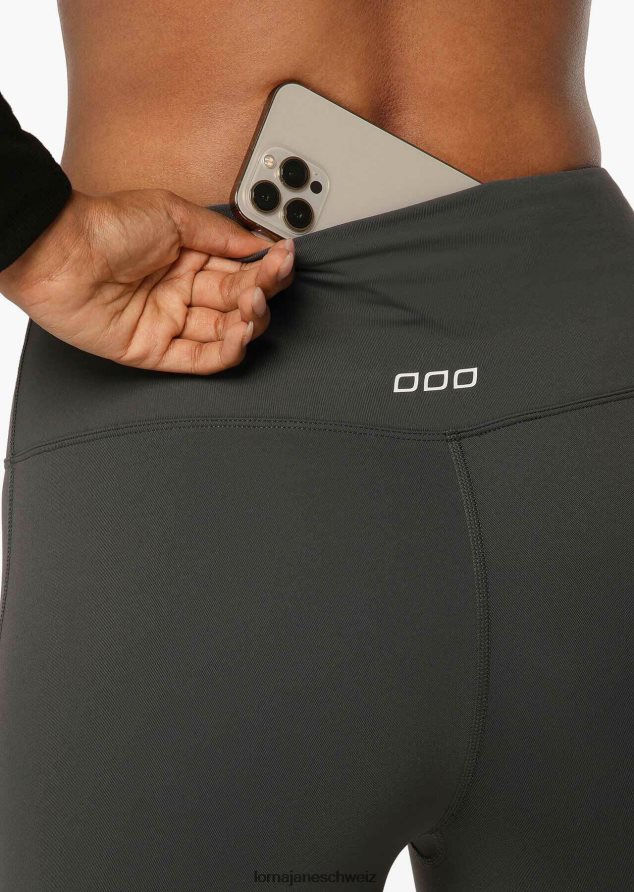 Bekleidung 202X89 Frauen Titan Lorna Jane Ganztägige Lotus-Thermo-Leggings ohne Scheuern in voller Länge