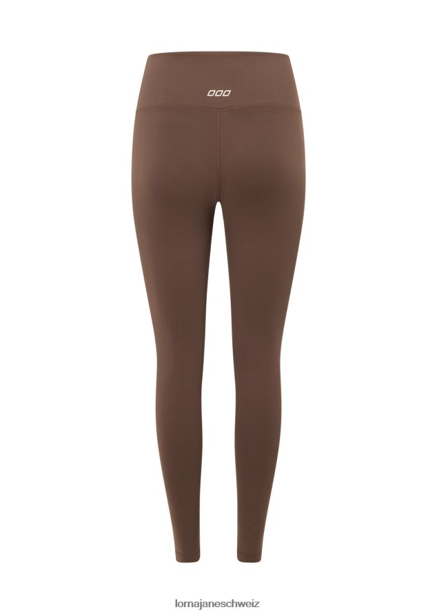 Bekleidung 202X90 Frauen Schokolade Lorna Jane Ganztägige Lotus-Thermo-Leggings ohne Scheuern in voller Länge
