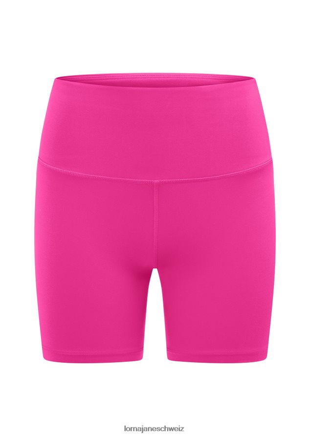 Bekleidung 202X111 Frauen leuchtend rosa Lorna Jane Lotus No Chafe 16cm Fahrradshorts