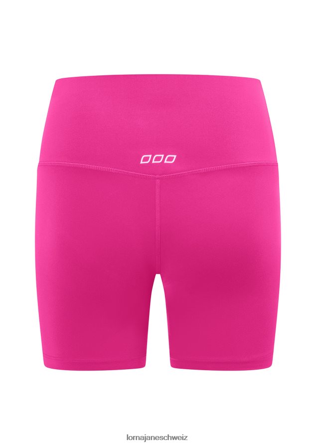 Bekleidung 202X111 Frauen leuchtend rosa Lorna Jane Lotus No Chafe 16cm Fahrradshorts