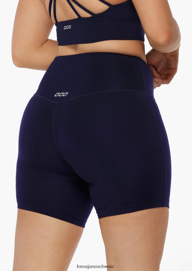 Bekleidung 202X112 Frauen Französische Marine Lorna Jane Lotus No Chafe 16cm Fahrradshorts