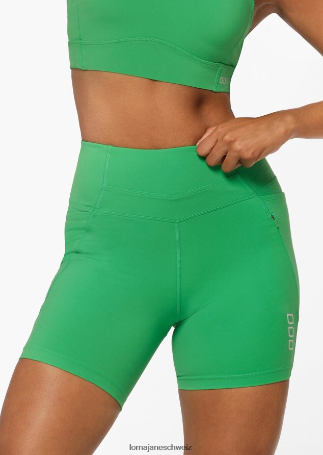 Bekleidung 202X147 Frauen Mojito Lorna Jane Reißverschlusstasche, recycelte Bauchstütze, 16 cm lange Radhose