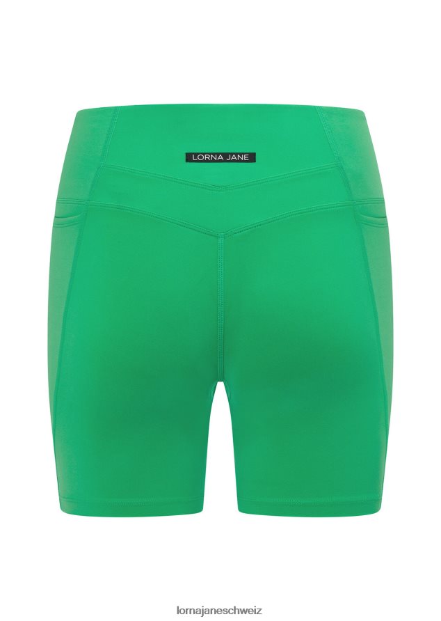 Bekleidung 202X147 Frauen Mojito Lorna Jane Reißverschlusstasche, recycelte Bauchstütze, 16 cm lange Radhose