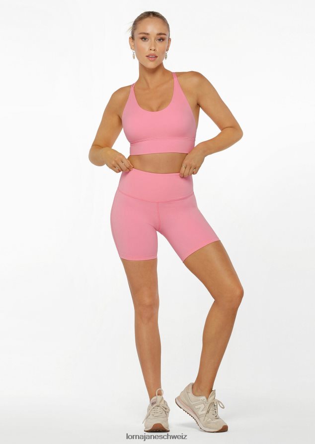 Bekleidung 202X169 Frauen lebendiger Kaugummi Lorna Jane Lotus No Chafe 16cm Fahrradshorts