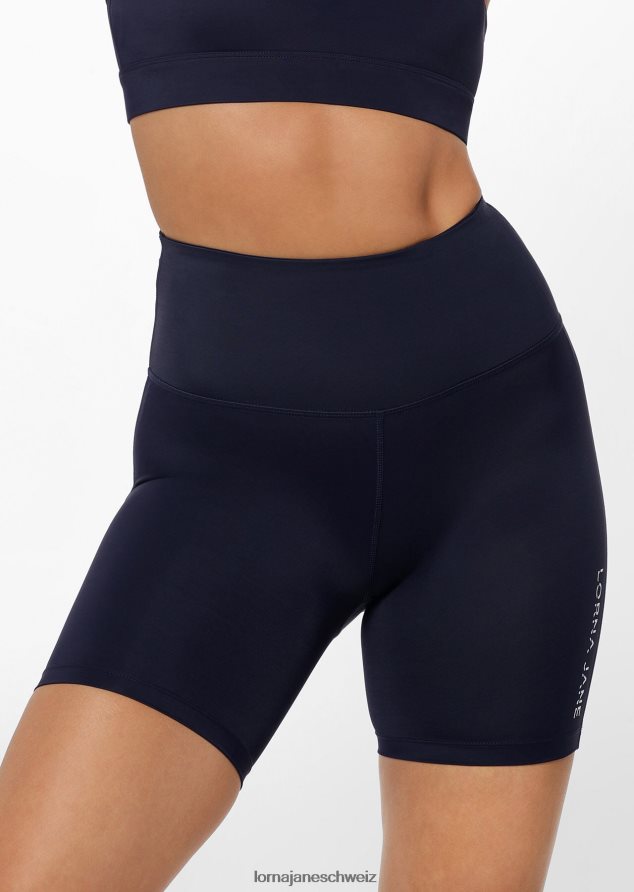 Bekleidung 202X184 Frauen Französische Marine Lorna Jane Lotus No Chafe Cool Touch Fahrradshorts