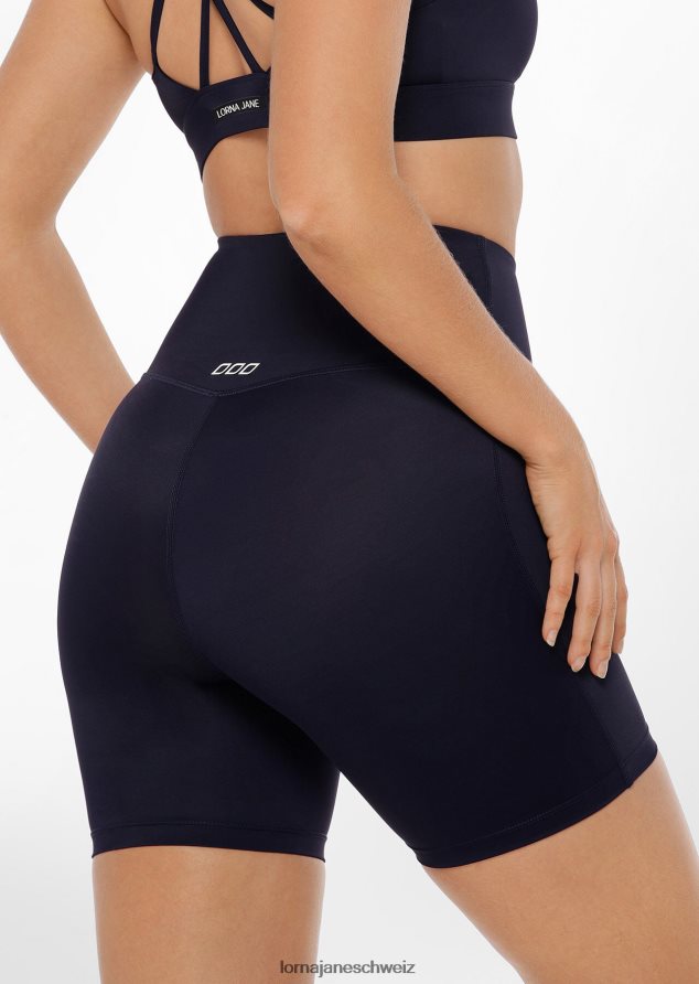 Bekleidung 202X184 Frauen Französische Marine Lorna Jane Lotus No Chafe Cool Touch Fahrradshorts
