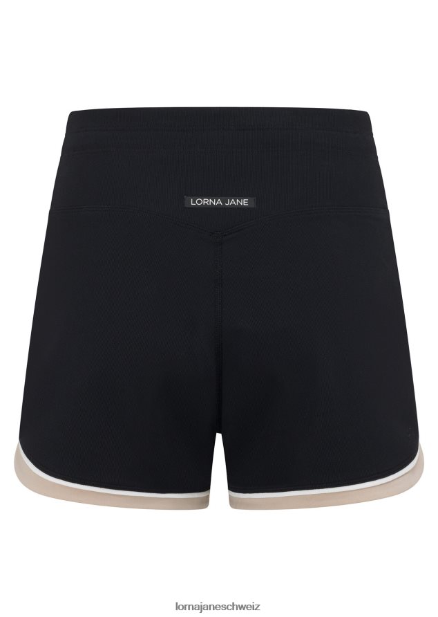 Bekleidung 202X188 Frauen Schwarz Lorna Jane Deuce Rib Kick Short
