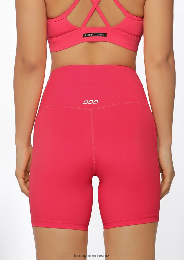 Bekleidung 202X202 Frauen Neon-Himbeere Lorna Jane Lotus No Chafe Cool Touch Fahrradshorts