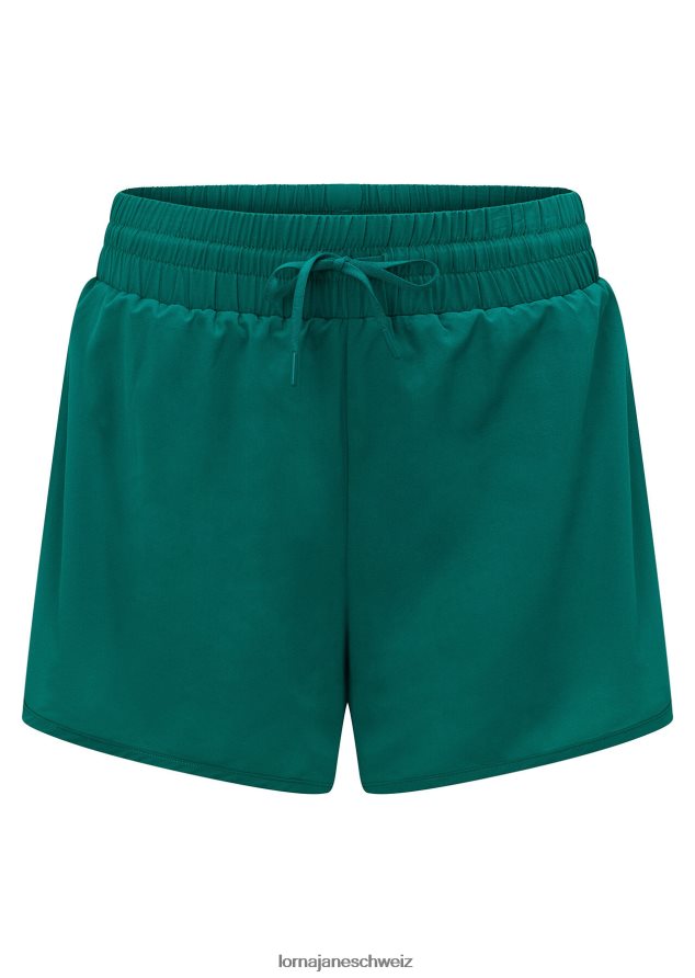 Bekleidung 202X206 Frauen dunkles Blaugrün Lorna Jane ultimativer Kurzlauf