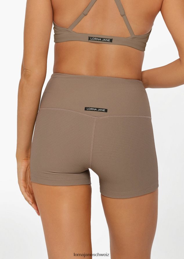 Bekleidung 202X245 Frauen Knochen Lorna Jane Lounge Waffel freche Short