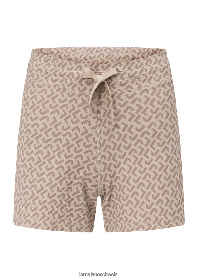 Bekleidung 202X248 Frauen Monogrammdruck Lorna Jane Monogrammierte Rib-Kick-Shorts