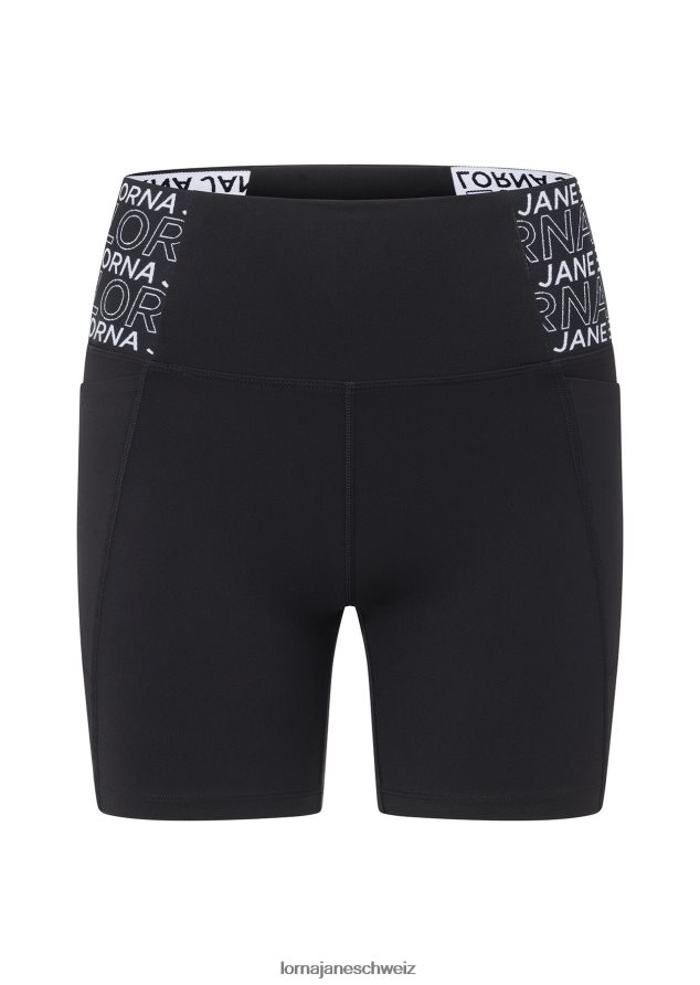 Bekleidung 202X275 Frauen Schwarz Lorna Jane Hochwertige Handy-Pocket-Bike-Shorts