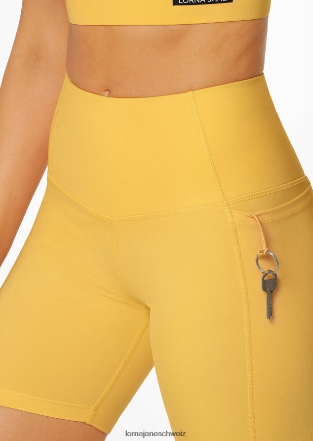 Bekleidung 202X283 Frauen Löwenzahn Lorna Jane Abstand Bauchstütze Telefon Fahrrad kurz